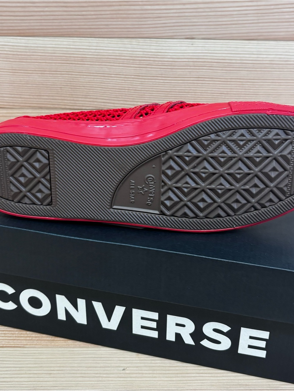 Converse Chuck Taylor All Star Dainty Mary Jane Knit Red A16568C CTAS Woman’s 9 - Picture 5 of 6